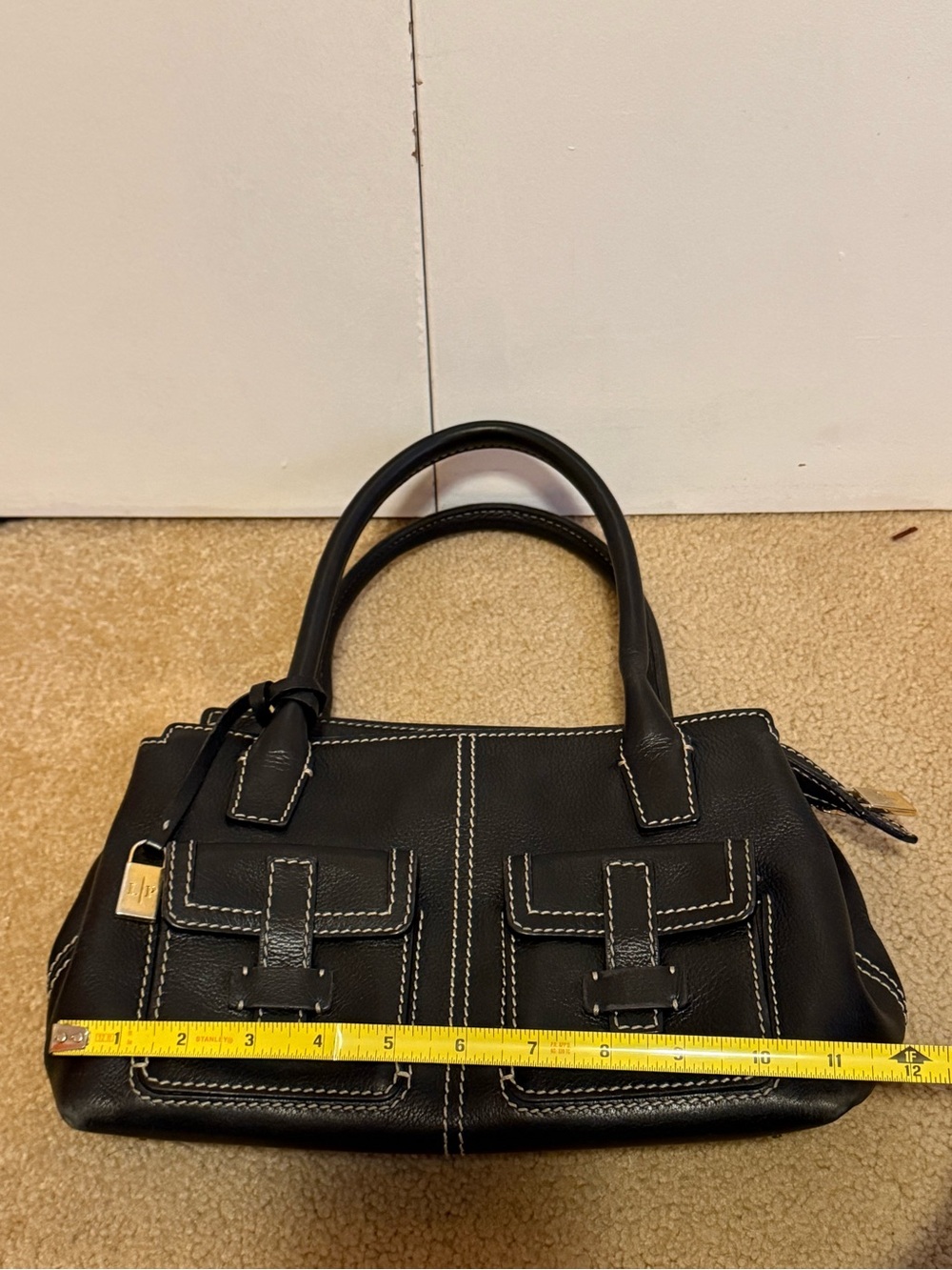 Authentic Loro Piana Made in Italy Leather Handbag - Picture 8 of 16